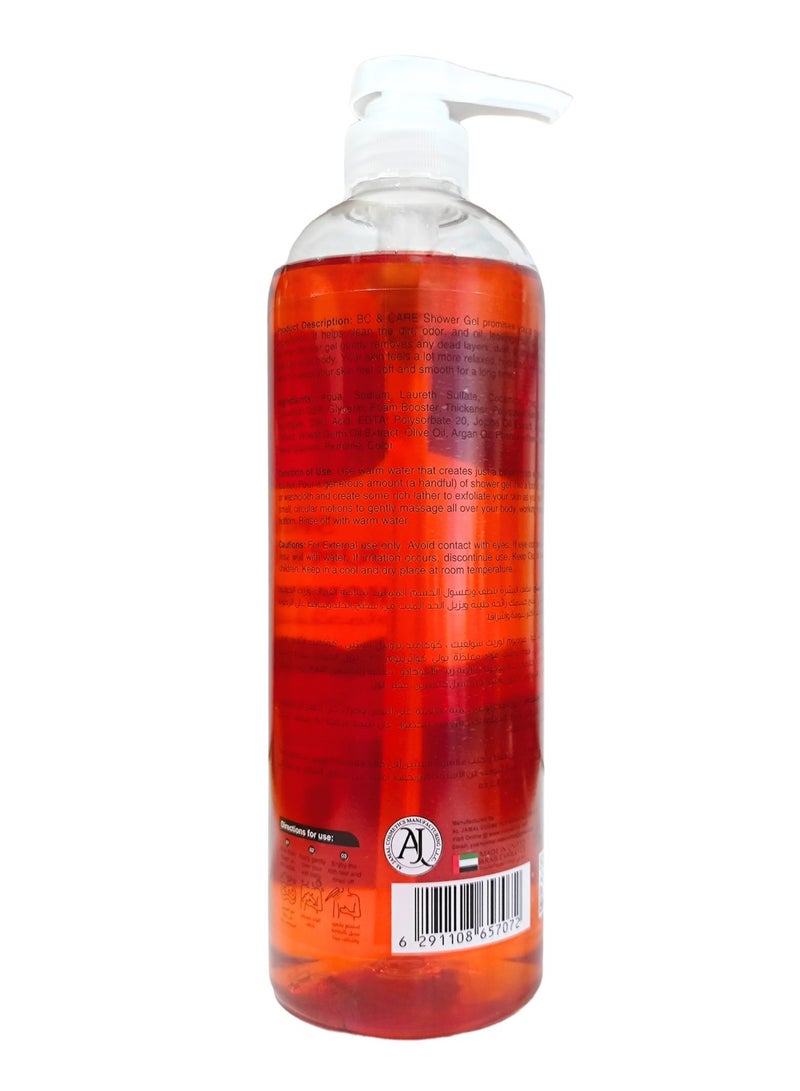 BC & CARE Sweet Dreams Skin Nourishing Shower Gel: Refreshing Shower Experience with Long-Lasting Fragrance - 1000ml - Image 2