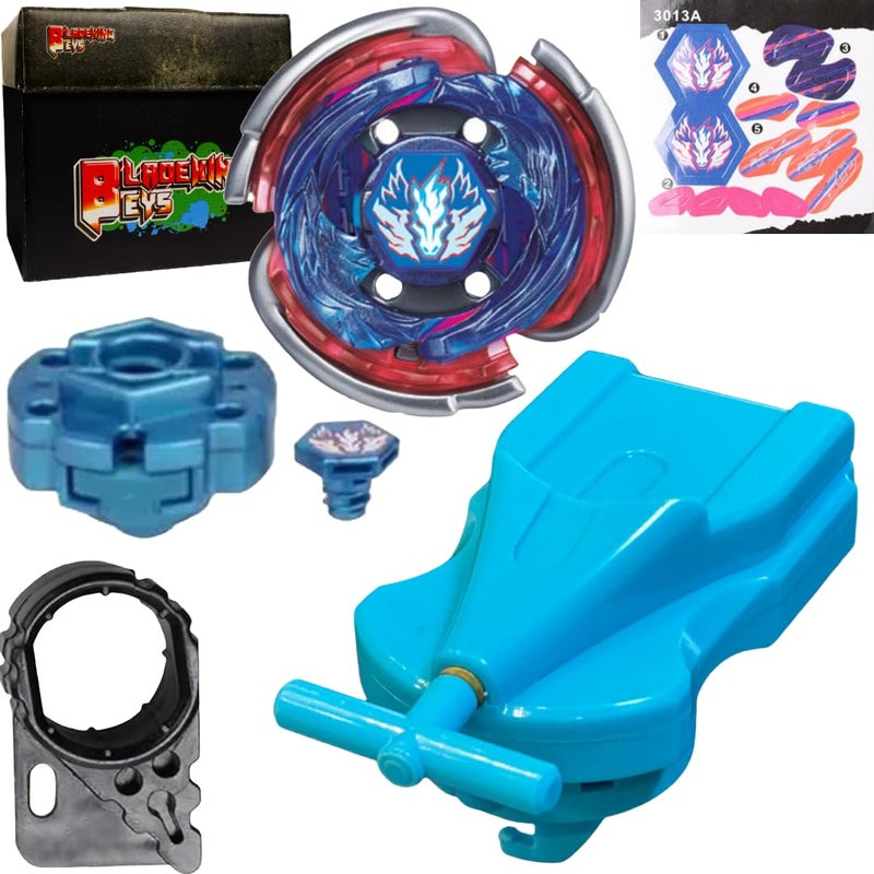 BLADEKING BEYS BB-105 Cosmec' Pegasis F:D + 1 Way String Launcher (Right Spin)+Toys Storage Box - Image 2