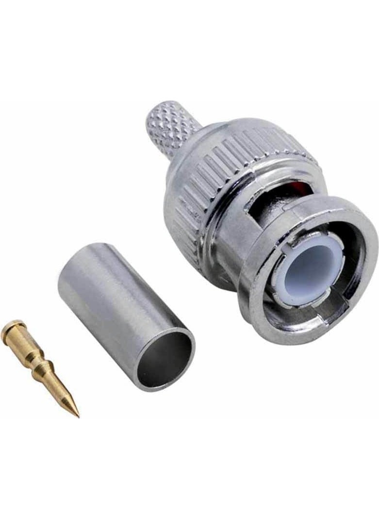 Hq Speed ​​Crimp Bnc Connector RG58 (10 Pieces) 