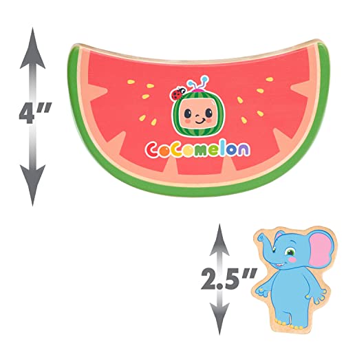 Just Play CoComelon Best Friends Wooden Balance Blocks, Recycled Wood, Kids Toys for Ages 18 Month - Image 3