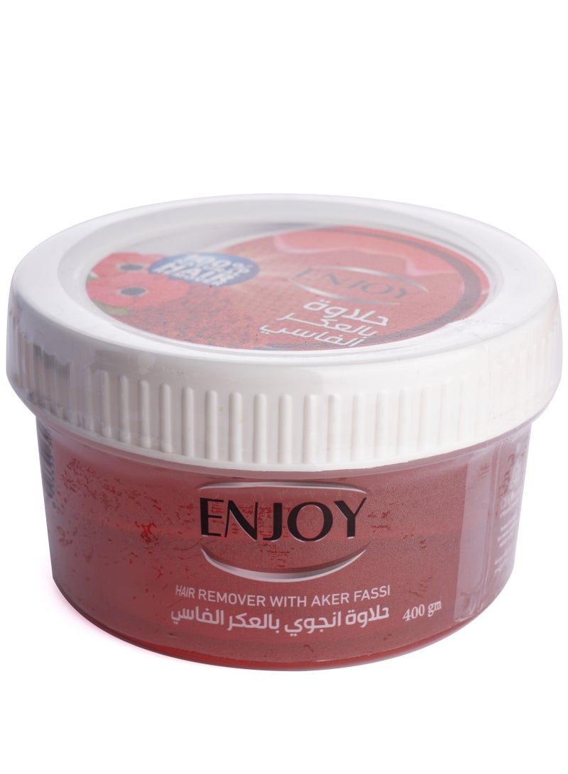 إنجوي حلاوة إزالة الشعر بالعكر الفاسي – 400 جم | 100% طبيعية | حلاوة سكر لإزالة الشعر | لطيفة وفعّالة على البشرة | نعومة حريرية طويلة الأمد | مغذية ومرطبة بالعكر الفاسي المغربي - Image 5