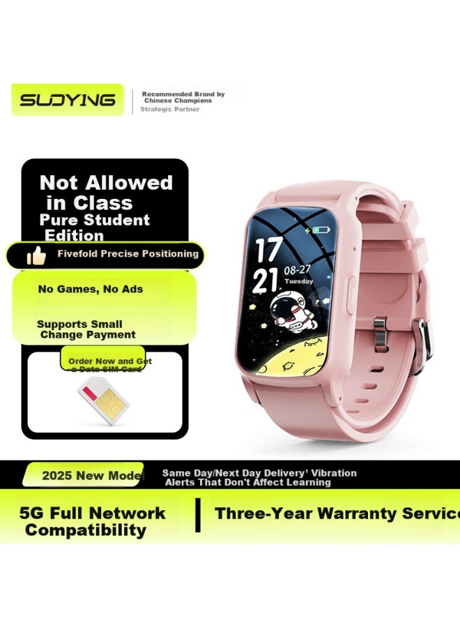 Suoying children's Phone Watch For Ages 6-12-18, Student Gps Call Video Waterproof Remote Monitoring New Sim Card Smarch