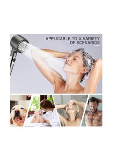 SUPREMIUM High Pressure Shower Head | 3 Spray Modes Handheld Showerhead with Water Stop Button | Massage Shower for Adults, Children, Pets, and Home  - Image 2