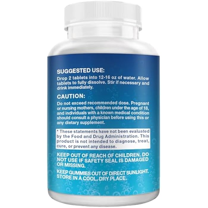 WRAERC Hydrogen Tablets – H2 Tabs – Fast-Dissolving Hydrogen Supplement for Cellular Hydration A028 - Image 3