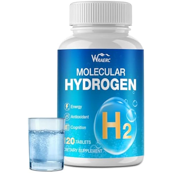 WRAERC Hydrogen Tablets – H2 Tabs – Fast-Dissolving Hydrogen Supplement for Cellular Hydration A028 - Image 1