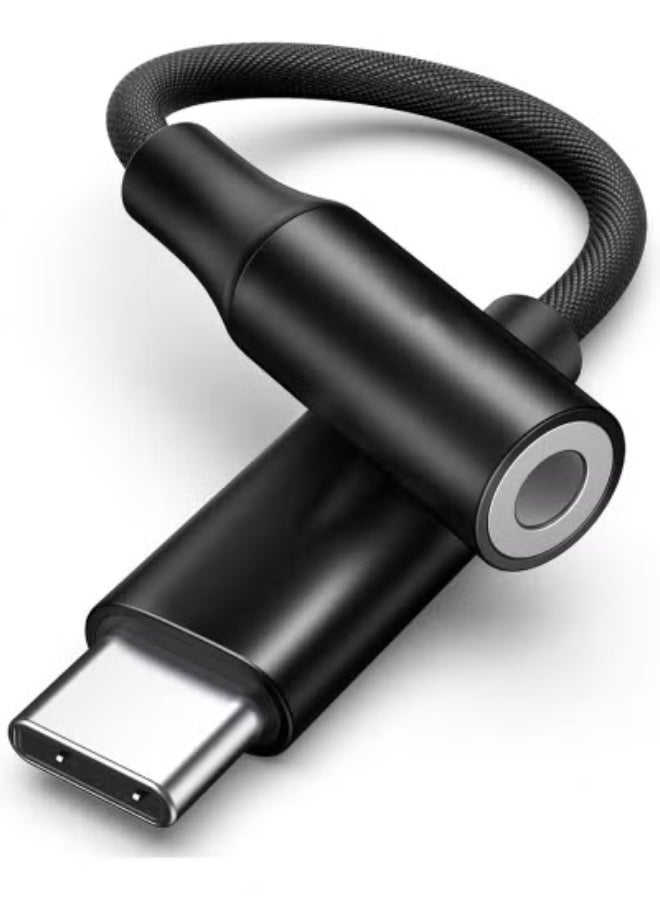TIGER USB C to 3.5mm Adapter iPhone 15 Headphones Adapter DAC USB C to Aux Headphone Adapter 3.5 mm to Type C Jack Adapter Braided Compatible with iPhone 15 Series iPad Pro Galaxy S22 S23 - Image 3