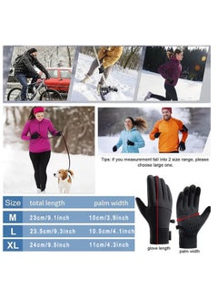 Winter Thermal Gloves, Touchscreen Compatible, Thermal, Windproof And Anti-Slip, Perfect For Cycling, Running And Driving, Men And Women' s Cold Weather Gear (L Size, Black) - pzsku/Z3251B0381AF7F277DB9DZ/45/_/1725074543/3cad30d7-7bd2-43ea-ba04-303ec53b96f1