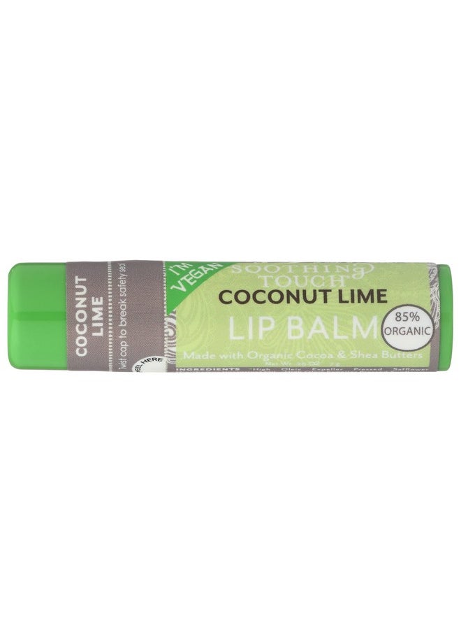 Soothing Touch - Lip Balm Organic Coconut Lime 25 Ounce - Image 1