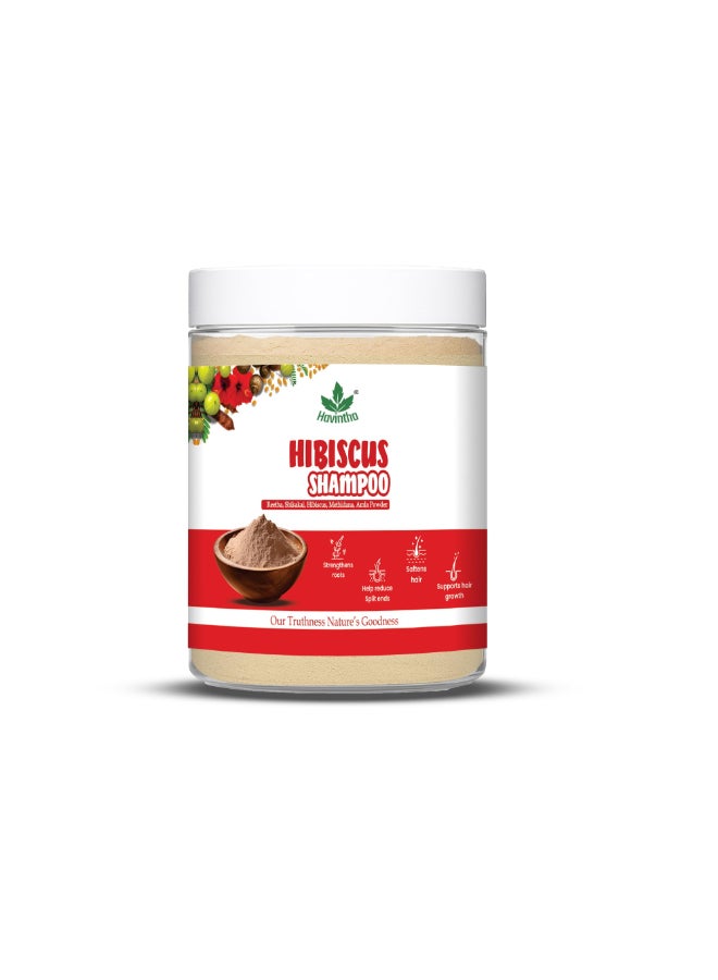 Havintha Natural Amla Reetha Shikakai Methidana And Hibiscus Powder Shampoo for Hair 227 grams - Image 3