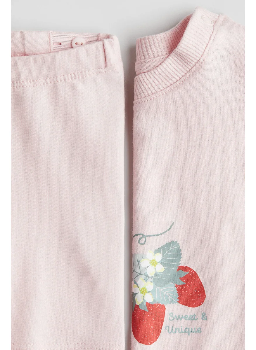 اتش اند ام 2-Piece Cotton Jersey Set