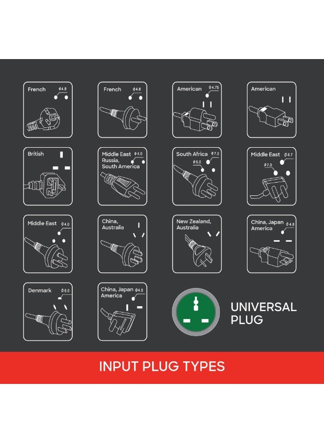 سانفورد مقبس تمديد عالمي Sanford SF2302ES رباعي الاتجاهات، كابل بطول 3 أمتار، مفتاح فردي، تيار مقنن أقصى 13 أمبير، قابس منصهر قياسي (BS 1363)، مدخل قابس عالمي، هيكل مقاوم للحريق، مصراع أمان للأطفال، مؤشر طاقة، مثالي للمقابس العالمية - Image 5