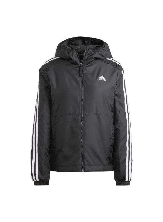 adidas Originals W 3S Ess In H J Black Outdoor Jackets 2XS - Image 2