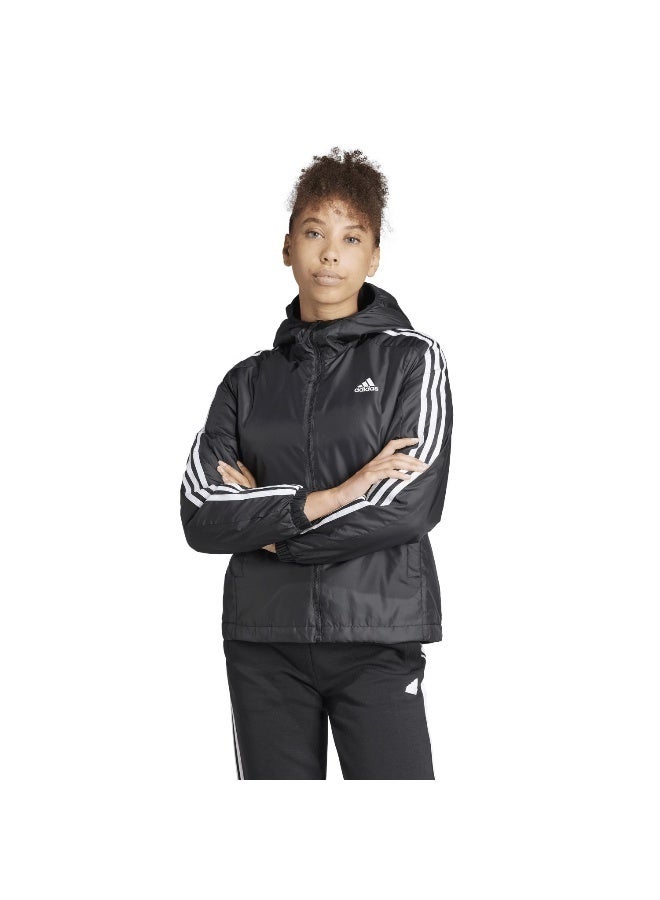 adidas Originals W 3S Ess In H J Black Outdoor Jackets 2XS - Image 3