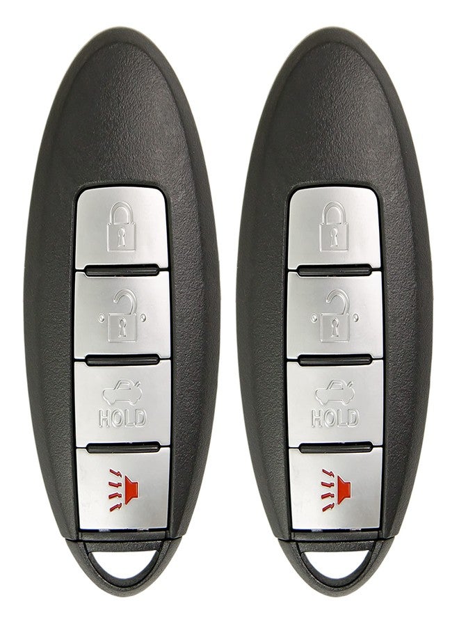 Keyless2Go Replacement for Proximity Smart Keyless Remote Fob for Nissan & Infiniti KR55WK48903 KR55WK49622 (2 Pack) - Image 1