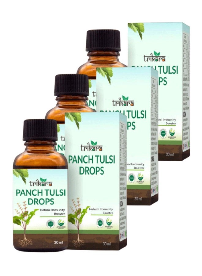 RCM Combo Of RCM Trikara Panch Tulsi Drop(30ml) Pack Of 3 (Natural Immunity Booster) - Image 1