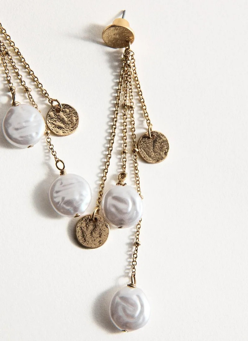 مانجو Long beaded earrings