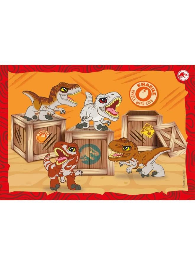 Clementoni Jurassic World Super Color 4-in-1 Puzzle - Image 3