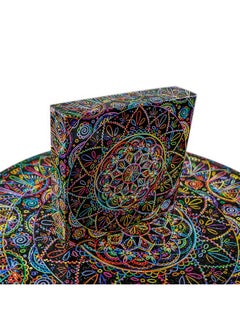 Bgraamiens Bgraamiens Puzzle-Mandala Rainbow Lines-Hard Puzzle for Adults The Lines Puzzle Impossible Puzzle (Mandala in Rainbow Lines)  - Image 2