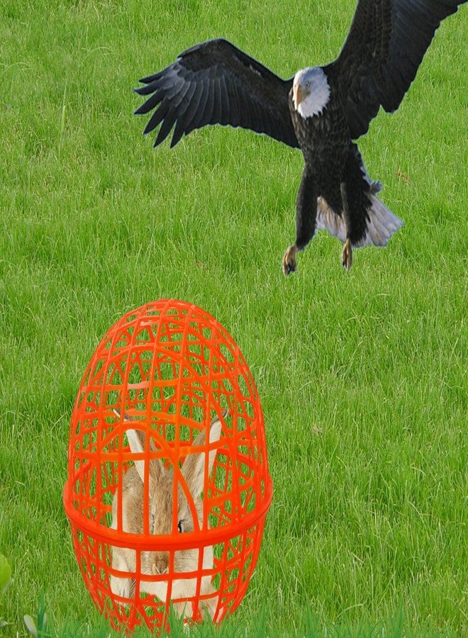 CalorMixs 11" Ball-Shaped Movable Pigeon Chick Coop, Little Rabbit Duck Guinea Pig Safe Walking Net,Preventing Dog Bites, Predation by Eagles Wolves Cats Eagles, Pet t Safety Cage - Image 2