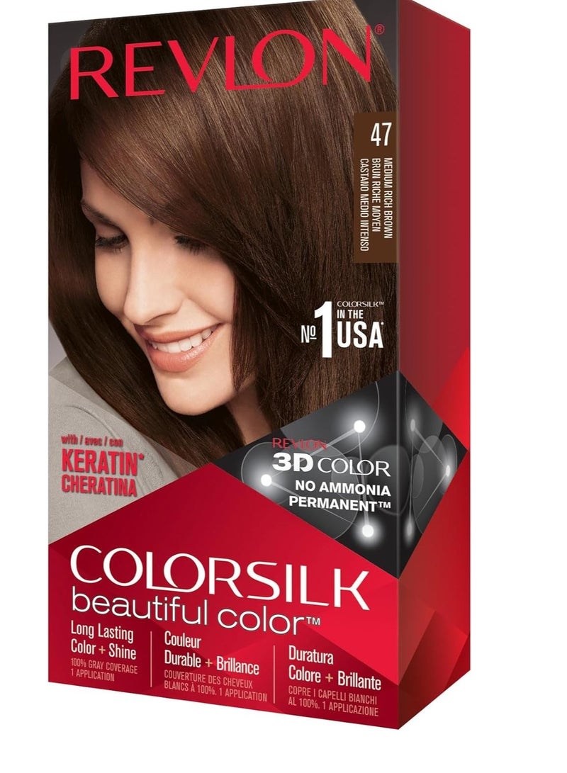 ريفلون صبغة شعر دائمة من كولورسيل، متوسط، بني غني 47