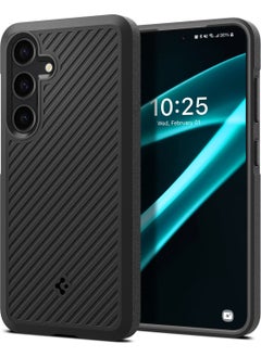 Spigen غطاء حماية كور ارمور لهاتف سامسونج جالاكسي S24 بلس - أسود مطفي  - Image 1