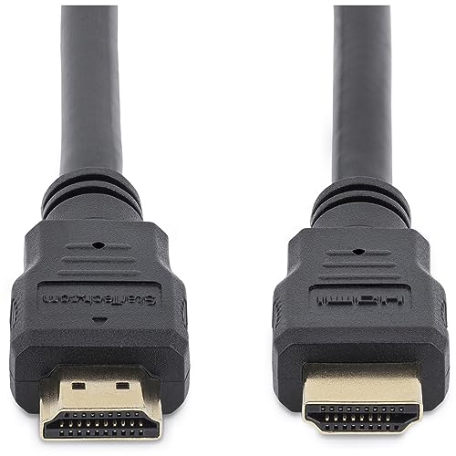 Startech.com StarTechcom 15ft 46m HDMI Cable 4K High Speed HDMI Cable with Ethernet UHD 4K 30Hz Video HDMI 14 Cable Ultra HD HDMI Monitors Projectors TVs Displays Black HDMI Cord MM HDMM15 - Image 3