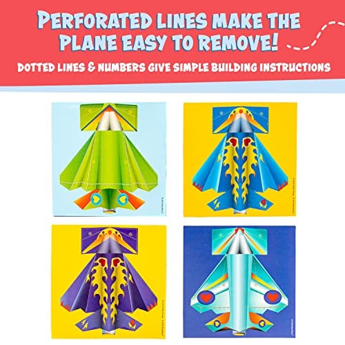 PEACEABLE Kingdom Card Paper Plane Super Valentines, 1 EA - Image 3