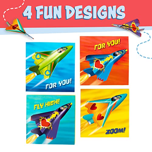PEACEABLE Kingdom Card Paper Plane Super Valentines, 1 EA - Image 4