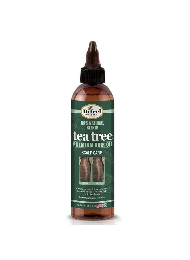 difeel Scalp Care 99% Natural Premium Natural Hair Oiltea Tree Oil 8 Oz.  - Image 1