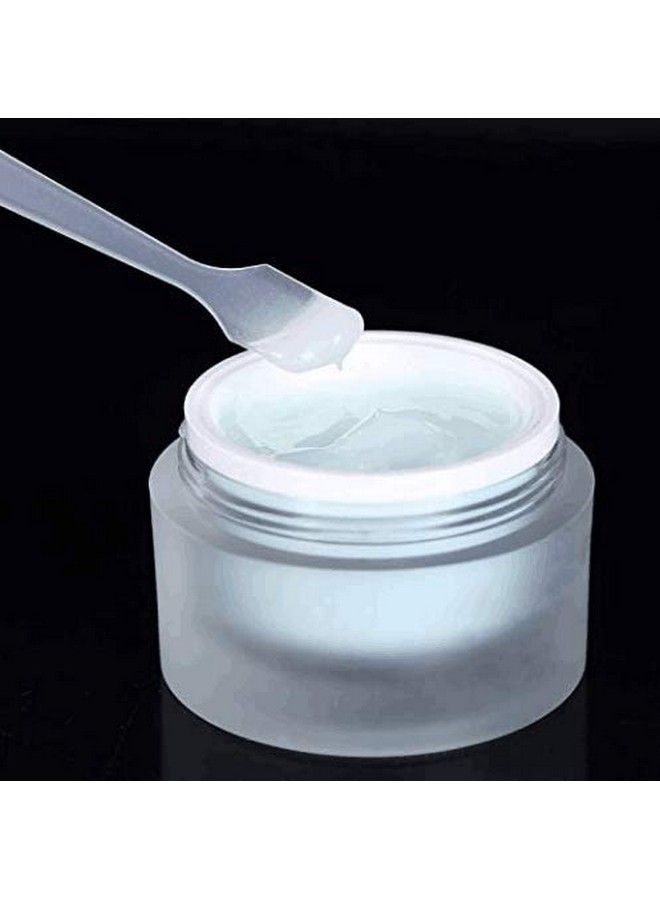 DNHCLL 100Pcs Translucent Makeup Frosted Tip Spatula Cosmetic Mask Spatula For Mixing And Samplingdisposable Mask Stick Cream Mixing Spatulas Spoon Makeup Cosmetic Make Up Tools - Image 5
