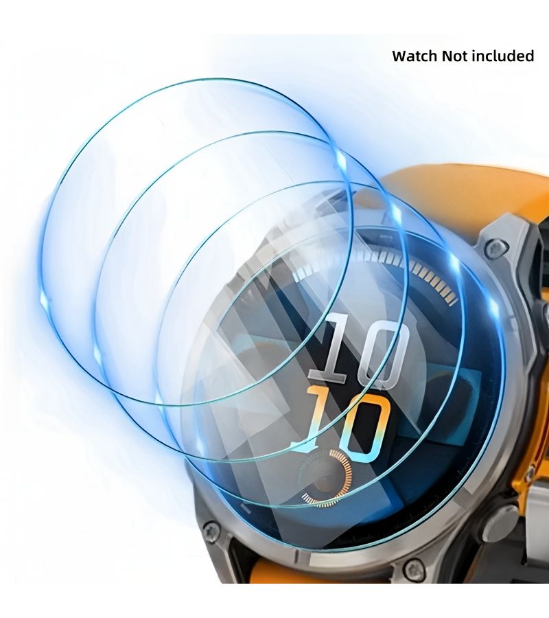 2 Pack Screen Protector Tempered Glass For Fenix 7X 51mm Impact Protection Anti Scratch - Image 1