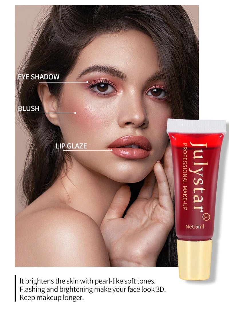 Julystar Peel Off Lip Stain, Non-Stick Cup & Non-Transferred, Waterproof & Durable Lip Gloss, Matte Finish Peel Off Lip Gloss, Lip Liner Tattoo Peel Off Highly Pigmented - Image 4