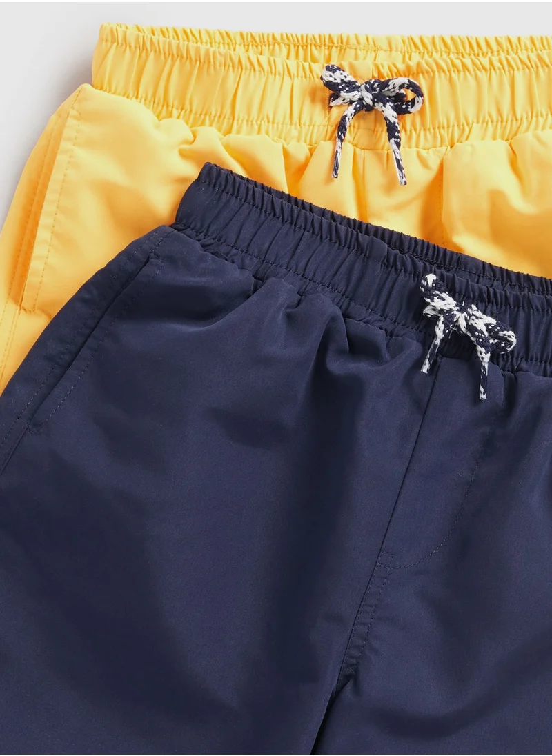 mothercare Shark Board Shorts - 2 Pack