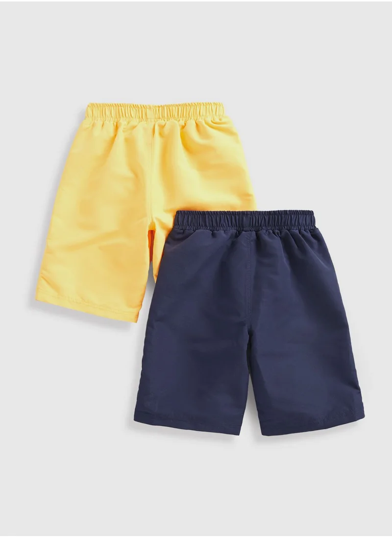 mothercare Shark Board Shorts - 2 Pack