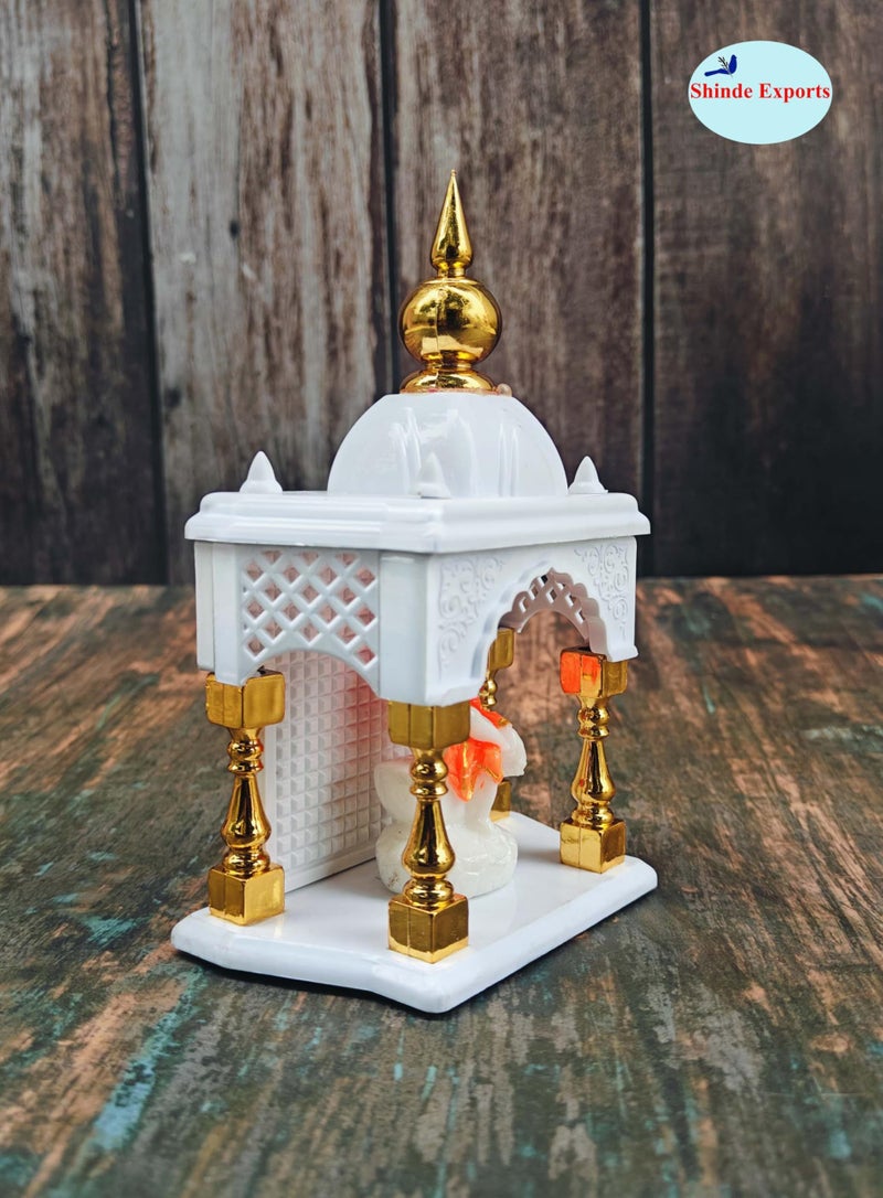 SHINDE EXPORTS Temple for car Dashboard Stand 6 inches (Plastic Empty Temple) - Image 5