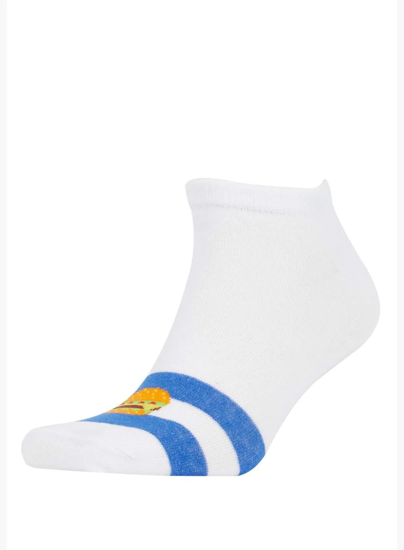 DeFacto 3 Pack Stripe Detail Ankle Socks