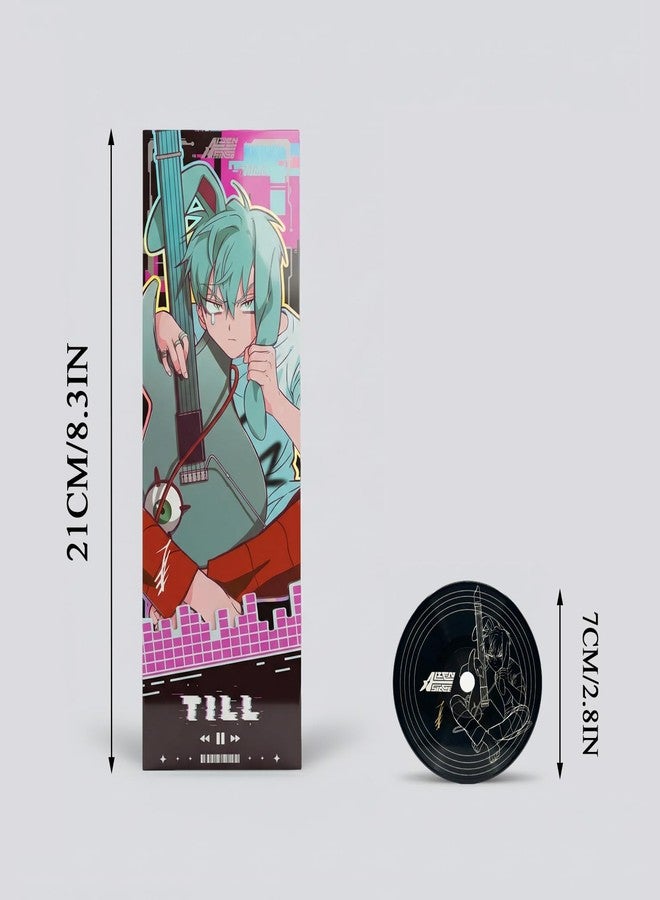 YJacuing Alien Stage Rabbit Series Blind Box Ticket Bookmark, Officially Licensed Anime ALNST Merch with Bonus Black PVC Disc (Single Pack, Contains One Random Character) - Image 4