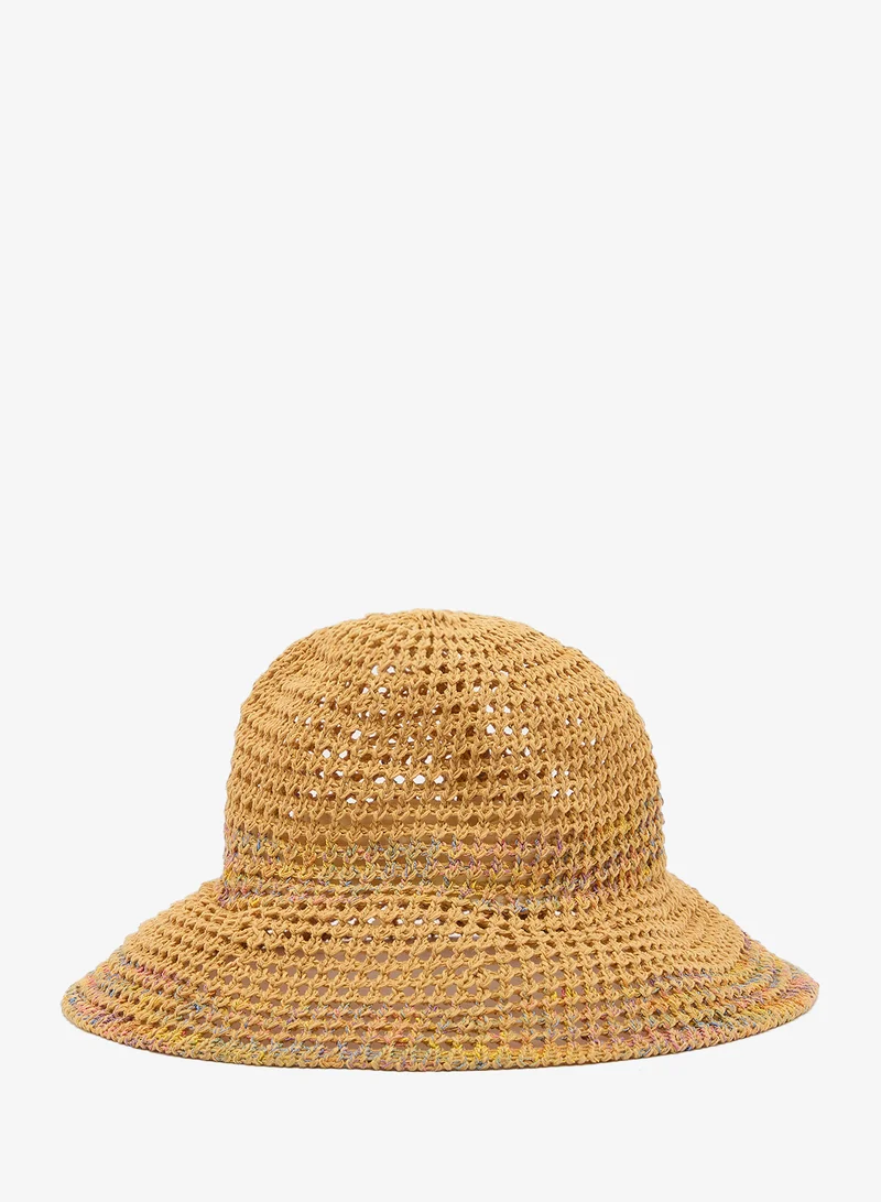 ايلا Rafia Bucket Straw Hat