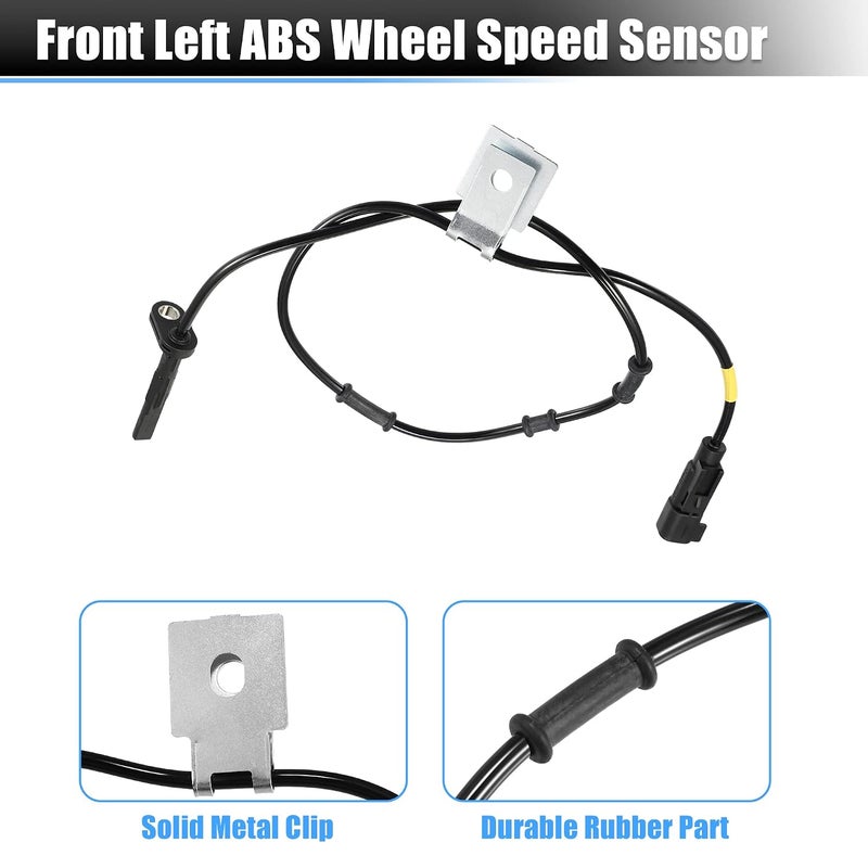 X AUTOHAUX Car ABS Wheel Speed Sensor Front Left Wheel ABS Brake Sensor w/Harness for Chevrolet Equinox 2010-2017 for GMC Terrain 2010-2017 NO. 20811372 Front Driver Side Wheel ABS Sensor - Image 4