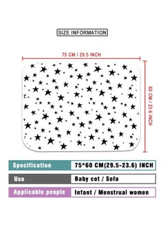 Moro Moro Baby Waterproof Changing Pad, 50x70 cm, Soft Cotton Surface  - Image 3
