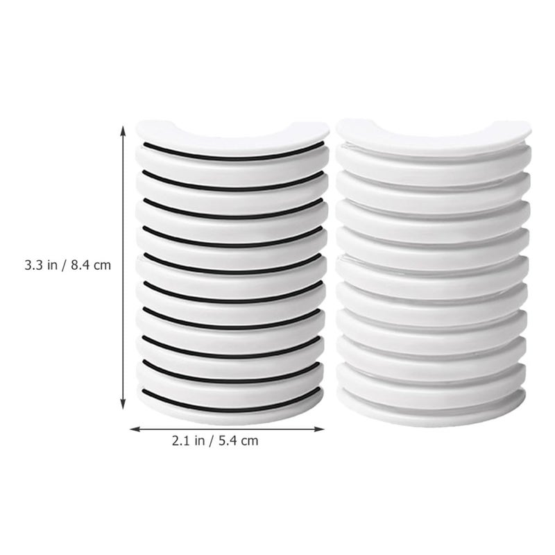 FOMIYES 2 Boxes Self Adhesive Eyelash Strips 20pcs Waterproof Sweat-resistant Lash Replacement Tape for Natural Look Eyelash Extensions - Image 2