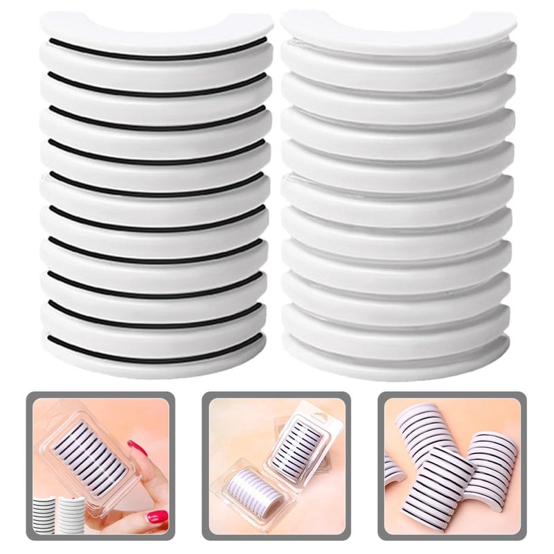 FOMIYES 2 Boxes Self Adhesive Eyelash Strips 20pcs Waterproof Sweat-resistant Lash Replacement Tape for Natural Look Eyelash Extensions - Image 4