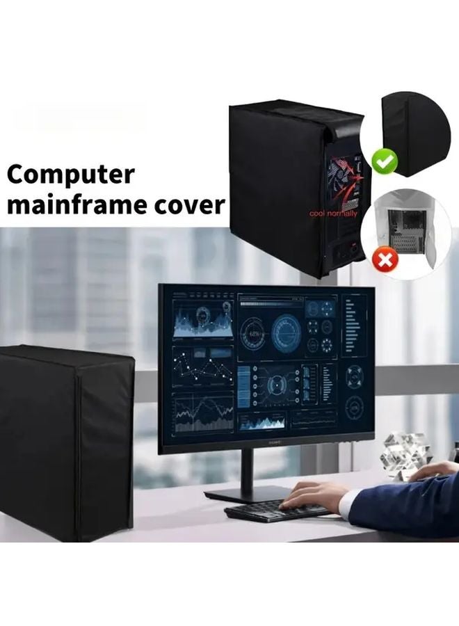 Durable Breathable Black Oxford Cloth Computer Case Cover 19.69 x 8.27 x 18.11 Inches - Image 2