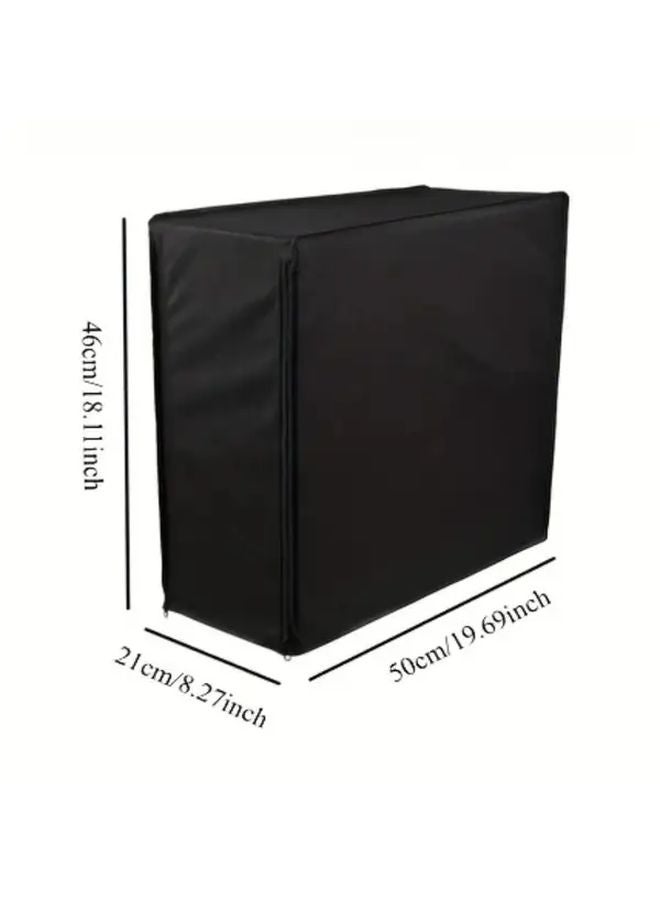 Durable Breathable Black Oxford Cloth Computer Case Cover 19.69 x 8.27 x 18.11 Inches - Image 1