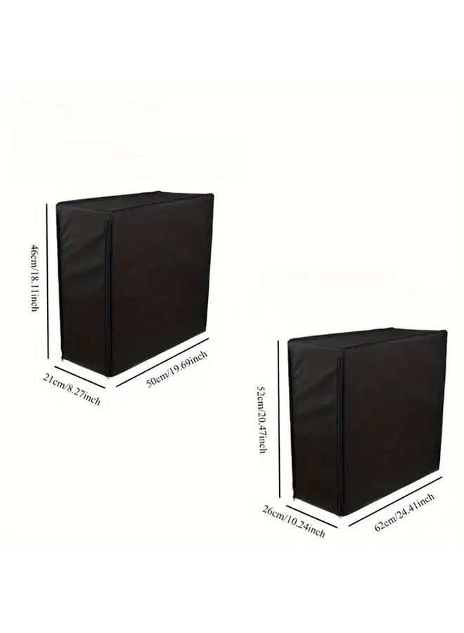 Durable Breathable Black Oxford Cloth Computer Case Cover 19.69 x 8.27 x 18.11 Inches - Image 4