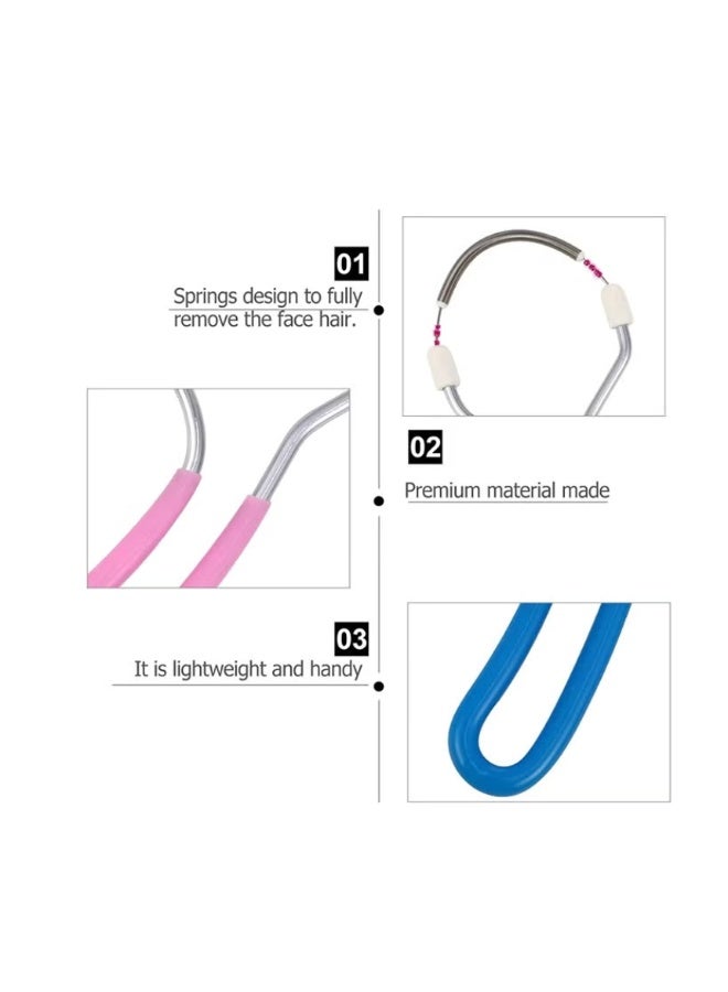 1 جهاز كمبيوتر شخصي إزالة الشعر الوجه للنساء ، أداة إزالة الشعر المحمولة ، إزالة الشعر غير المرغوب فيه على الشفة العليا ، الذقن ، الوجه أو الرقبة ، بلا ألم ومحمولة إزالة الشعر بالأسطوانة الربيعية - Image 2