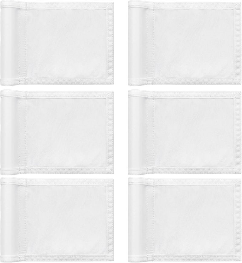 Oudain 6 Pcs Golf Target Flag with Tube Inserted Waterproof Putting Golf Flags 420D Nylon Mini Pin for Yard Indoor Outdoor Backyard Garden Portable, 8 x 6 Inch - Image 1