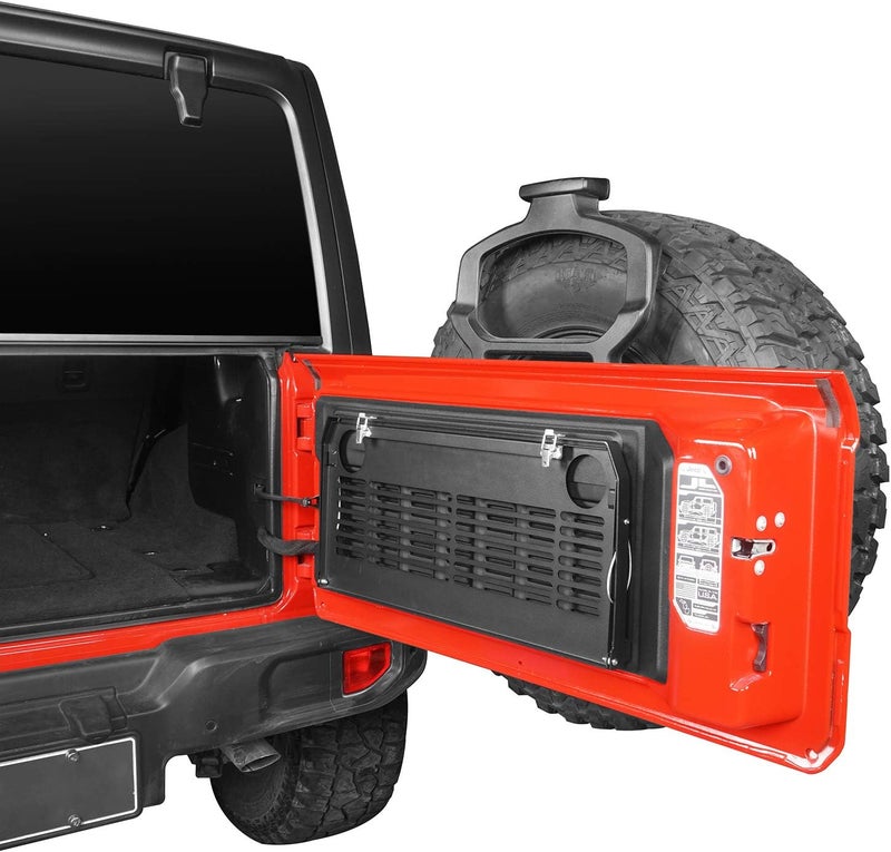 Hooke Road Tailgate Table Foldable Cargo Shelf for Jeep JL Wrangler 2018 2019 2020 2021 2022 2023 2024 2025 - Image 5