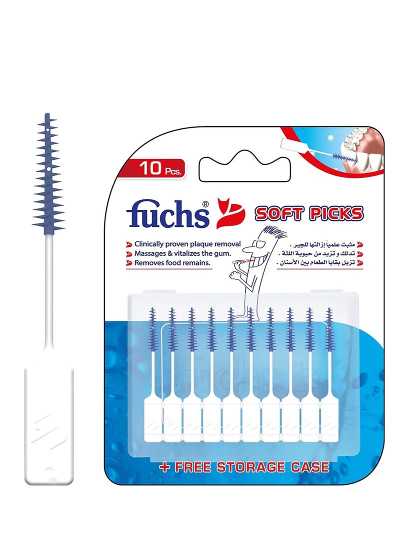 FUCHS - Fuchs soft picks 10pcs + free storage case - Image 1