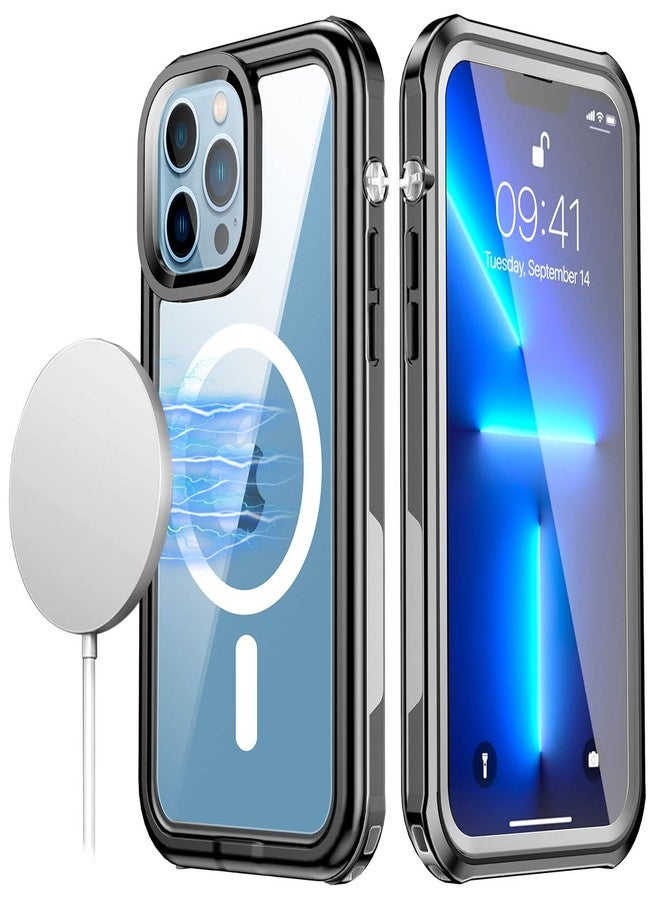 ايه اي كيس جراب AICase المقاوم للماء لهاتف iPhone 13 Pro Max (6.7 بوصة) مع دعم MagSafe، مقاوم للثلج والغبار والصدمات، حاصل على شهادة IP68 لحماية كاملة للجسم، غطاء محكم الإغلاق تمامًا تحت الماء لهاتف iPhone 13 Pro Max - Image 1